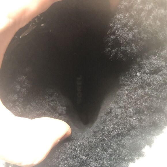 NEW Sorel Whitney Short Lace Patent Black Boots LL3433-010 Women's7.5Waterproof - Picture 13 of 14